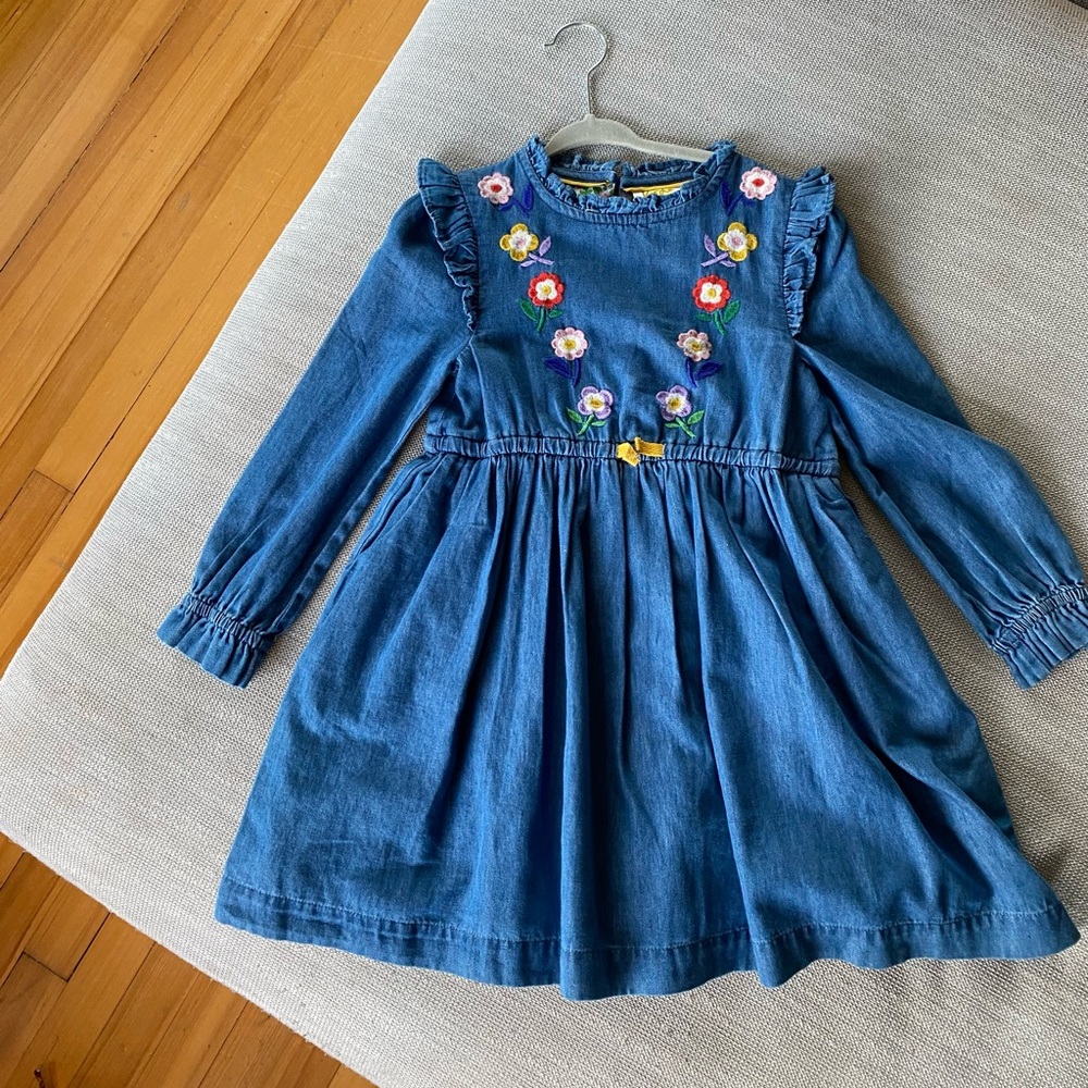 Mini Boden Denim School Dress. Never worn.